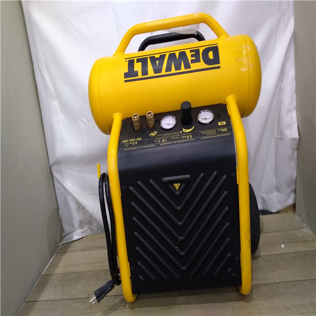 Houston Location-AS-IS-Dewalt 4.5Gal 200Psi Compressor D55146 Unit: EACH